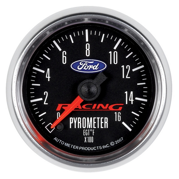 2-1/16" PYROMETER, 0-1600 F, FORD RACING